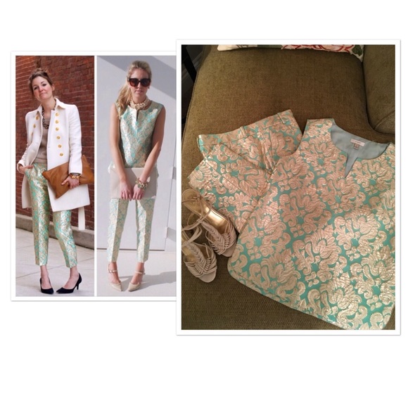 J. Crew Tops - 🎊Rare J. Crew Brocade Top 🎊
